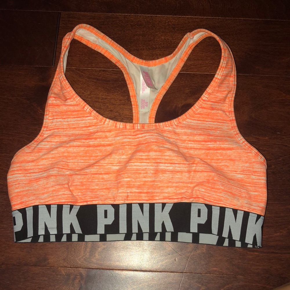 PINK running sports bra